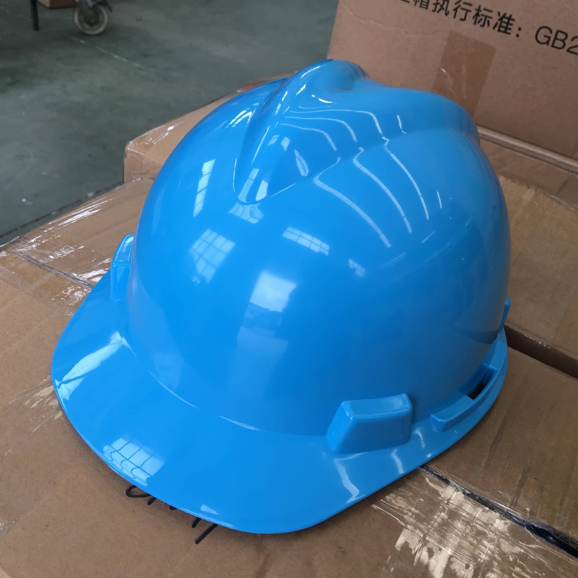 部分地区包邮工地防砸卷边V型透气ABS建筑工程头 