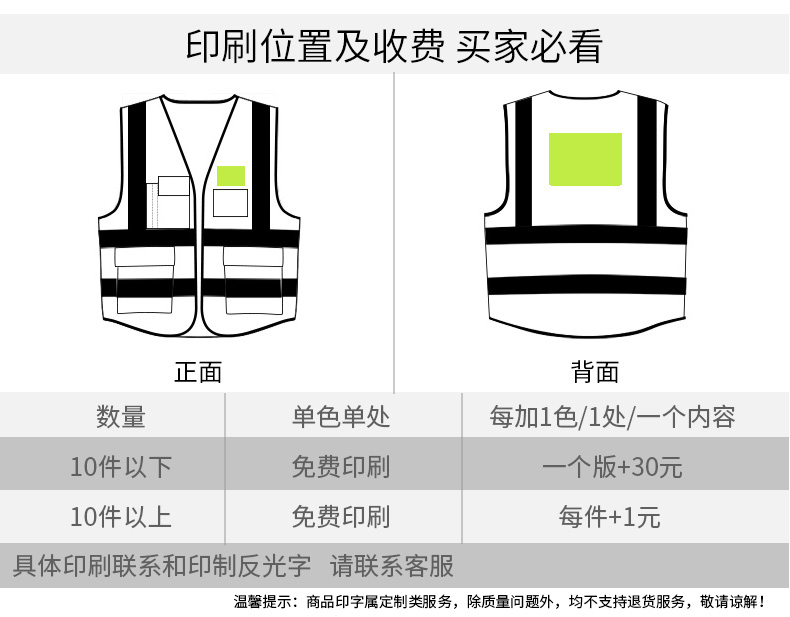 反光背心施工地安全防护衣交通路政多口袋环卫